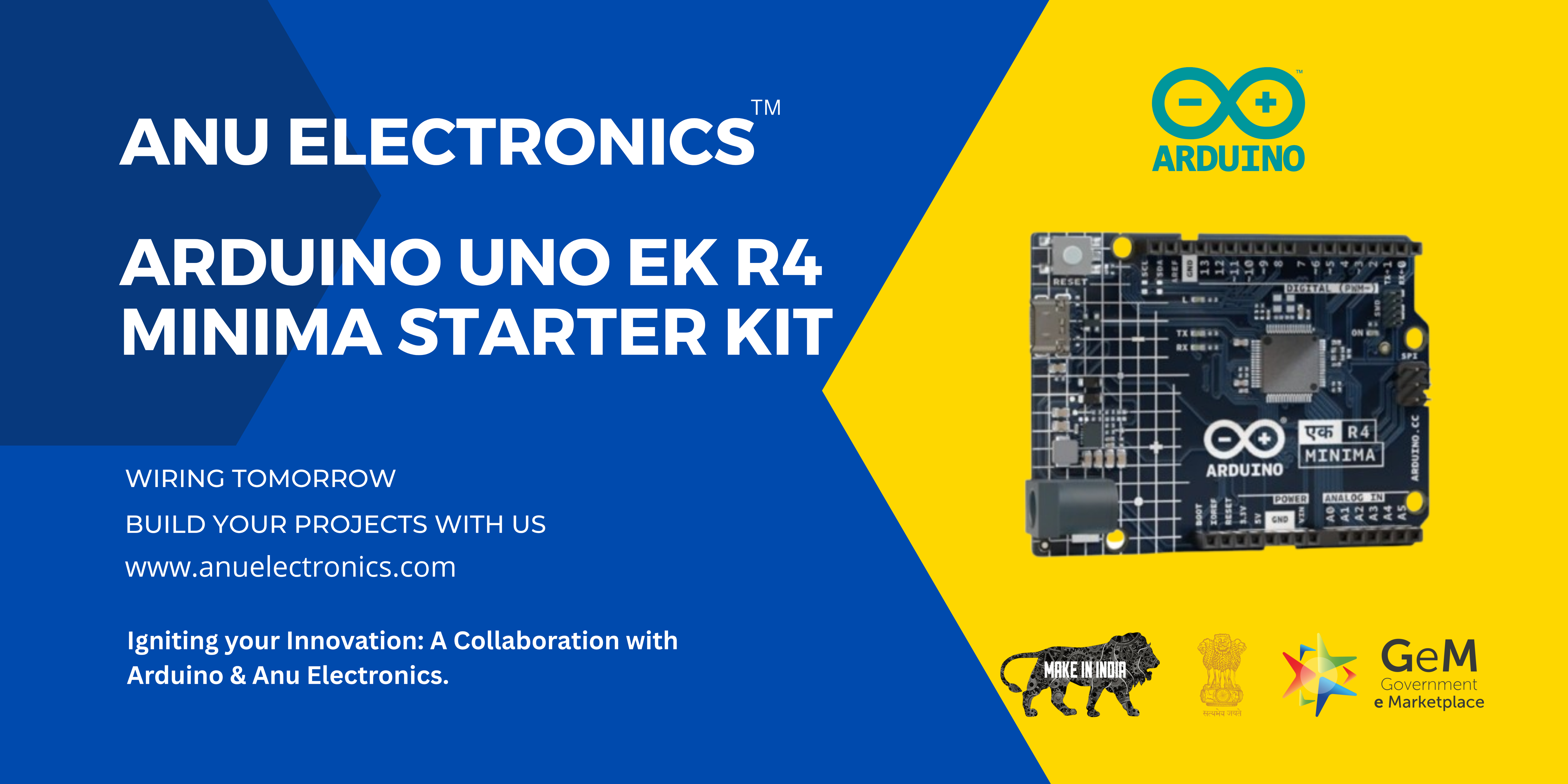 Smart Starter Kit for Arduino Uno EK R4 Minima
