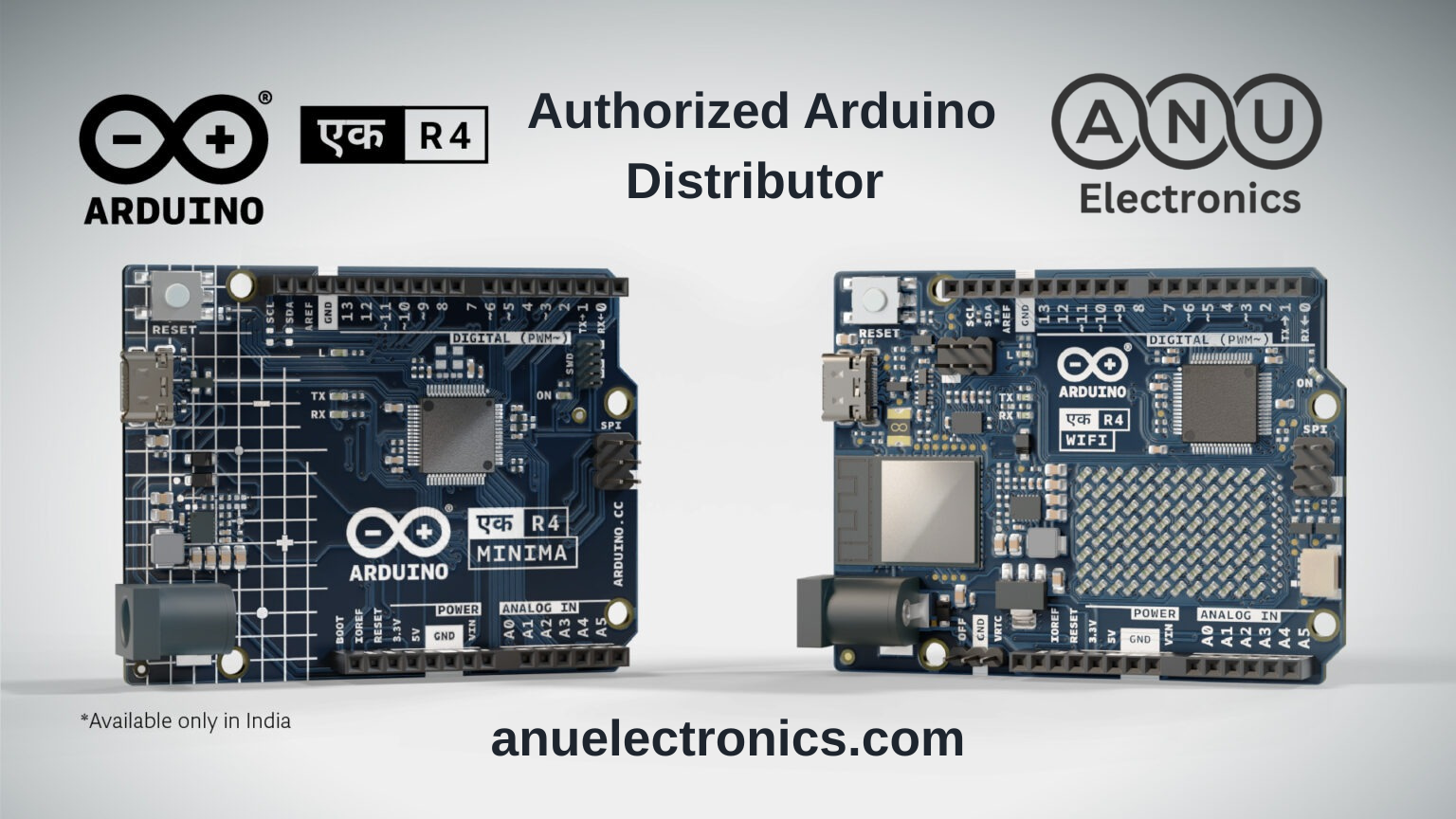 Anu Electronics Becomes Official Arduino Distributor for India!