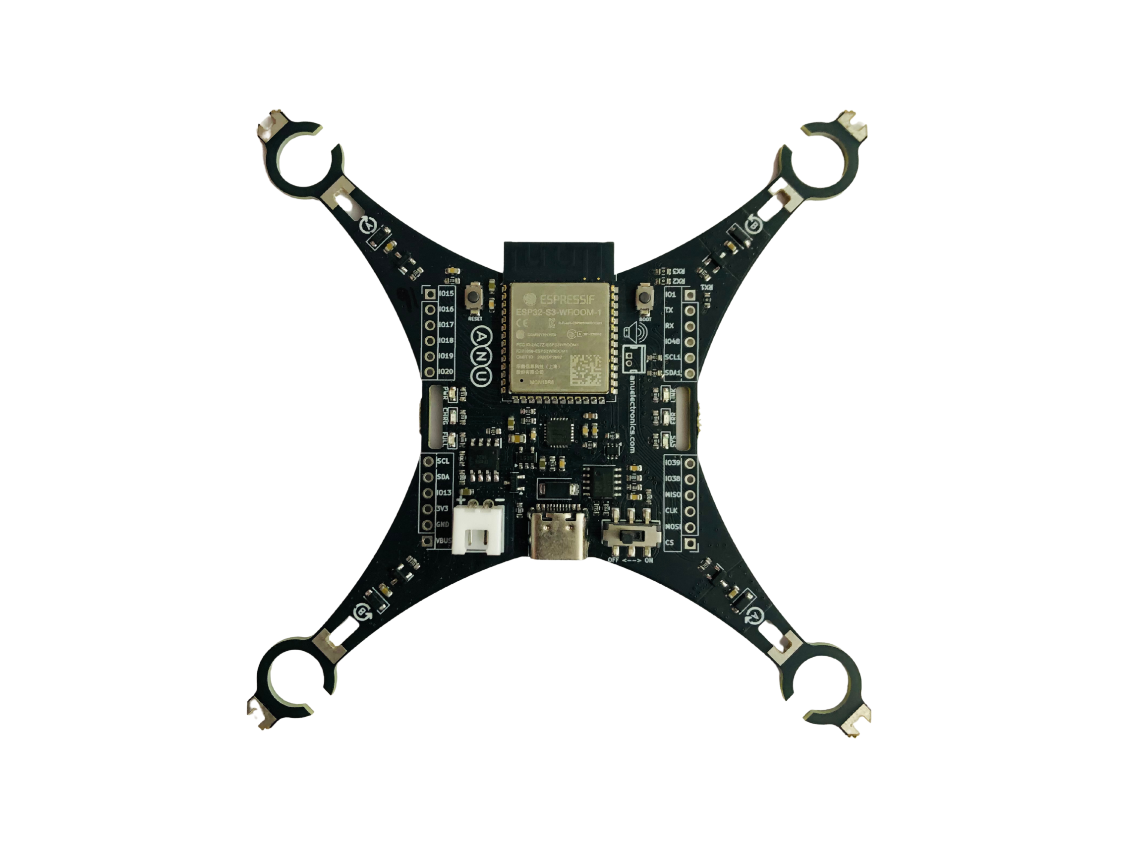 ESP32-S3 Programmable Ready-to-Fly DIY Drone Kit