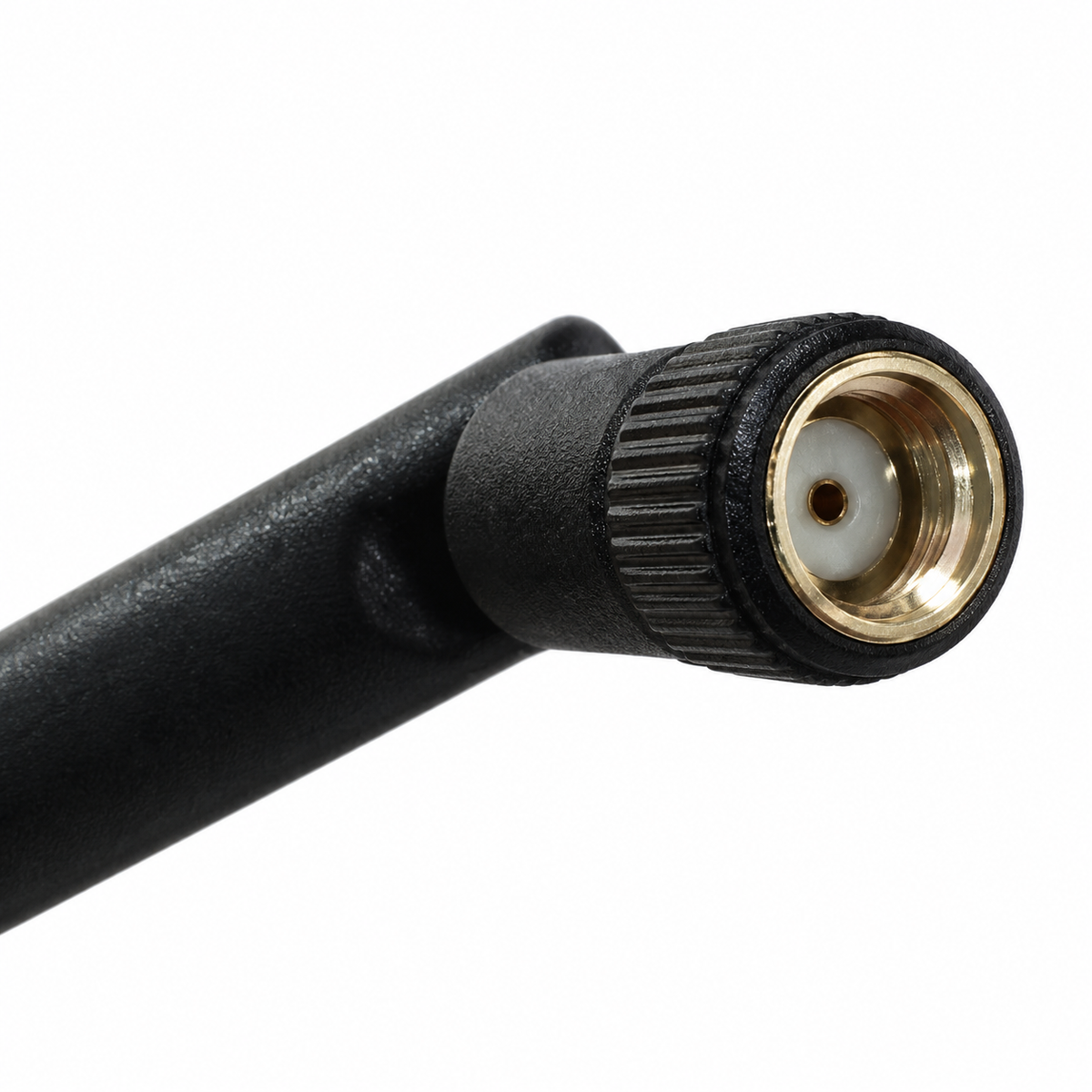 2.4GHz Foldable Female Small antenna connector close-up