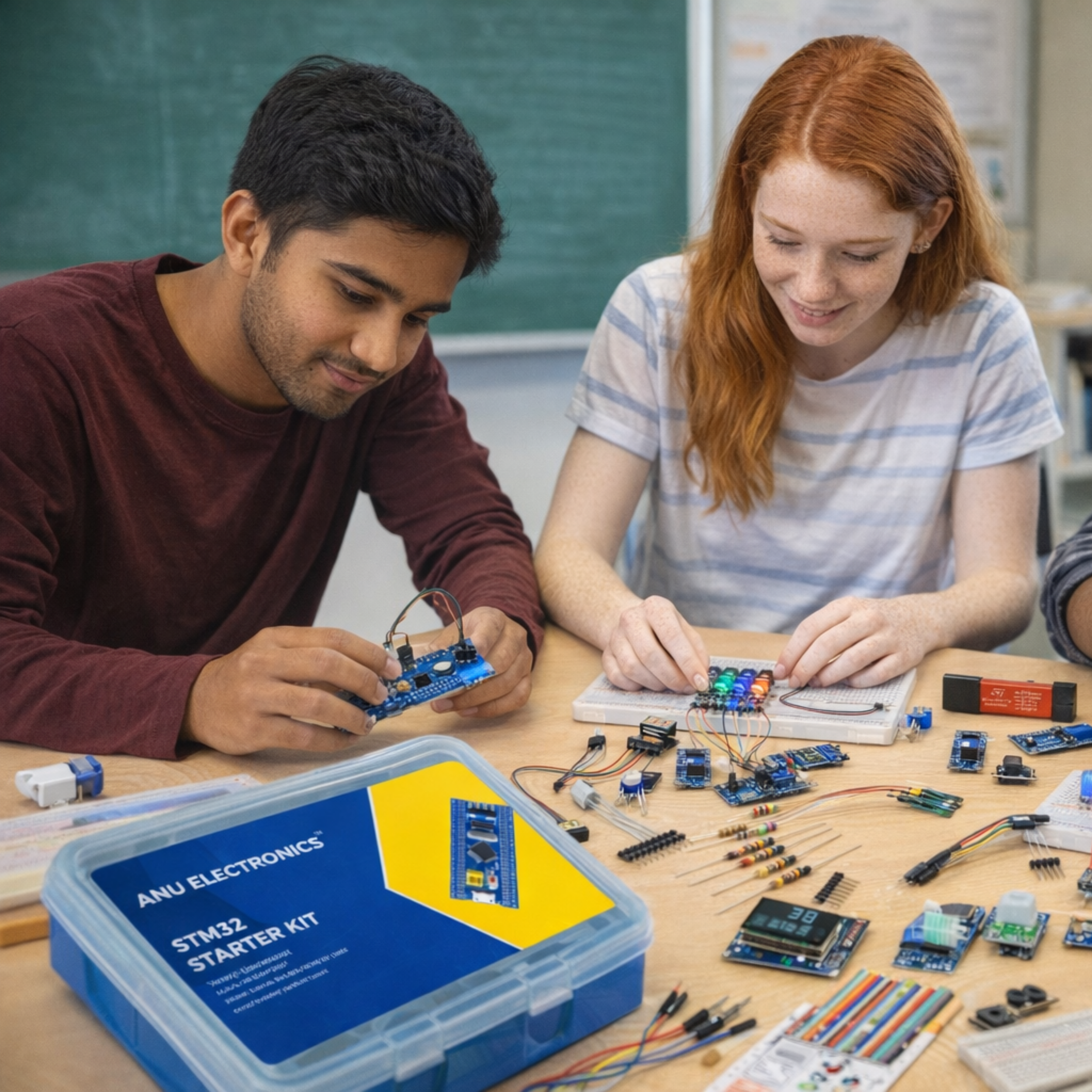 STM32 Starter Kit with OLED, Sensors & ST-Link V2