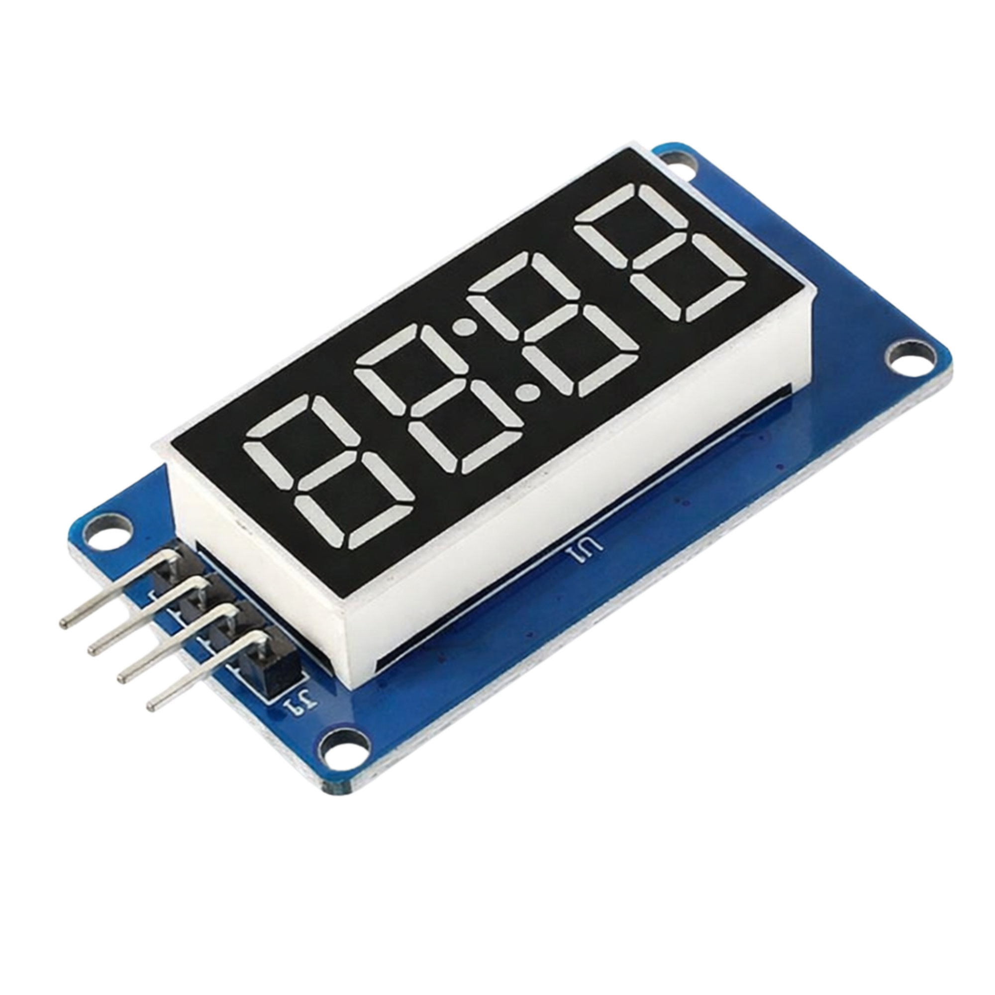 4-digit, 7-segment TM1637 LED display module
