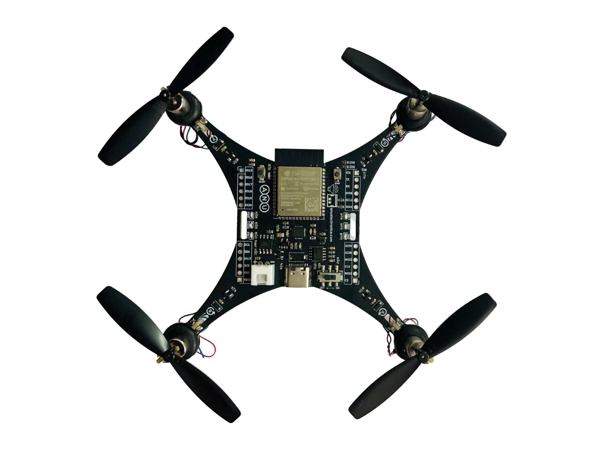ESP32-S3 Programmable Ready-to-Fly DIY Drone Kit