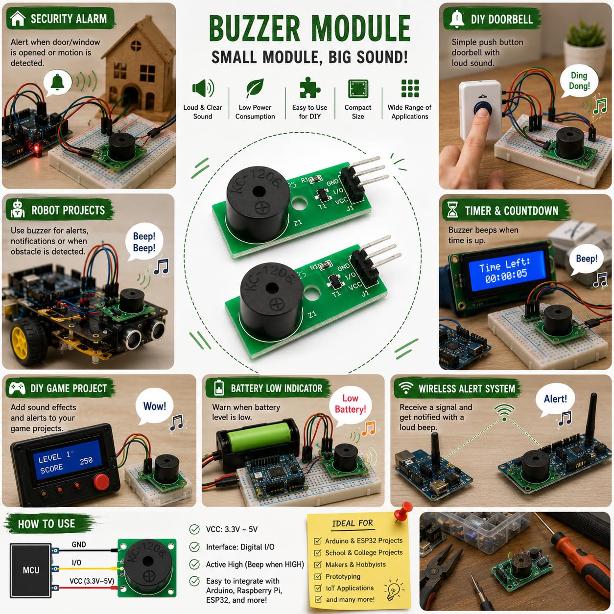 Passive Buzzer Module