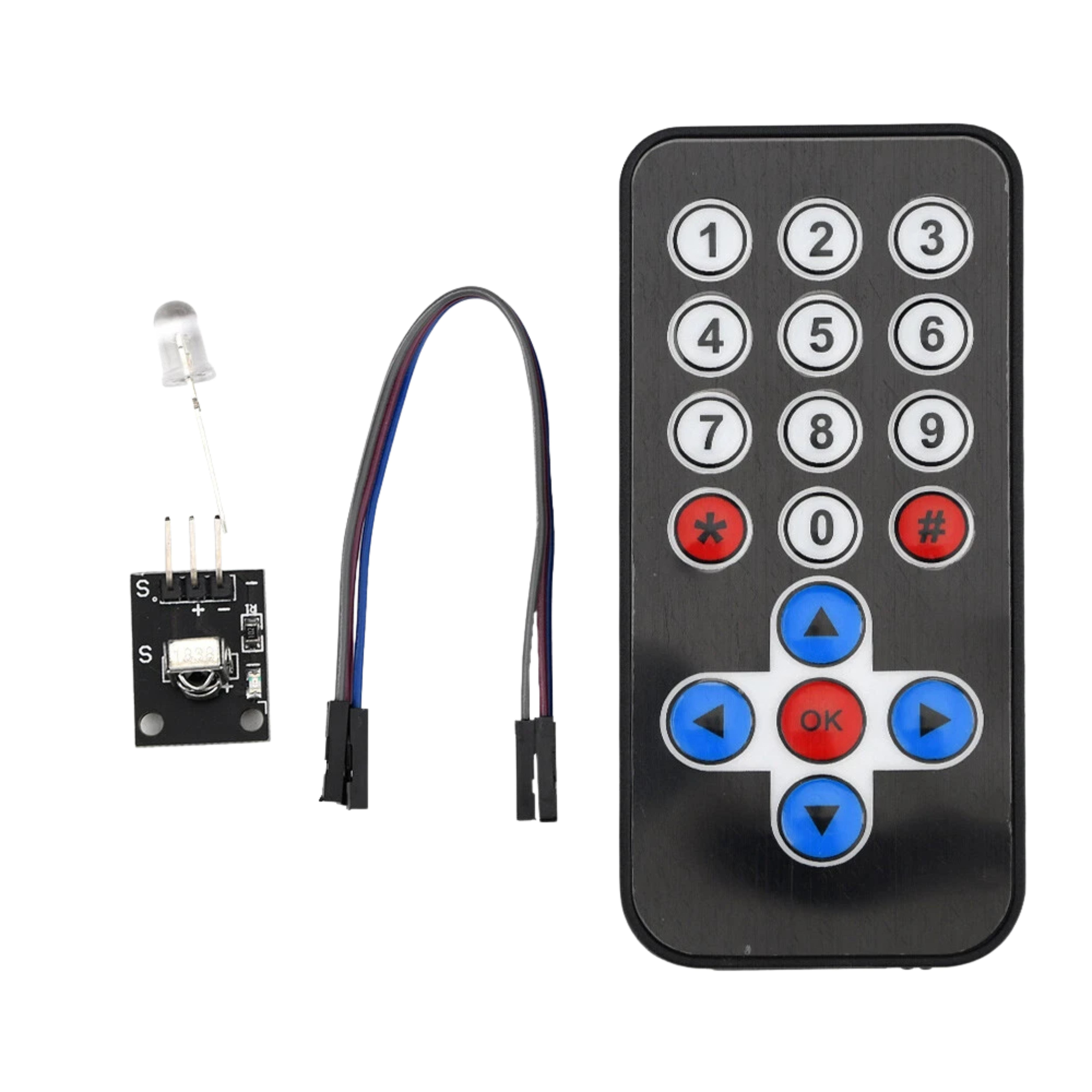 Infrared IR Wireless Remote Control Module Kit with Receiver & Remote