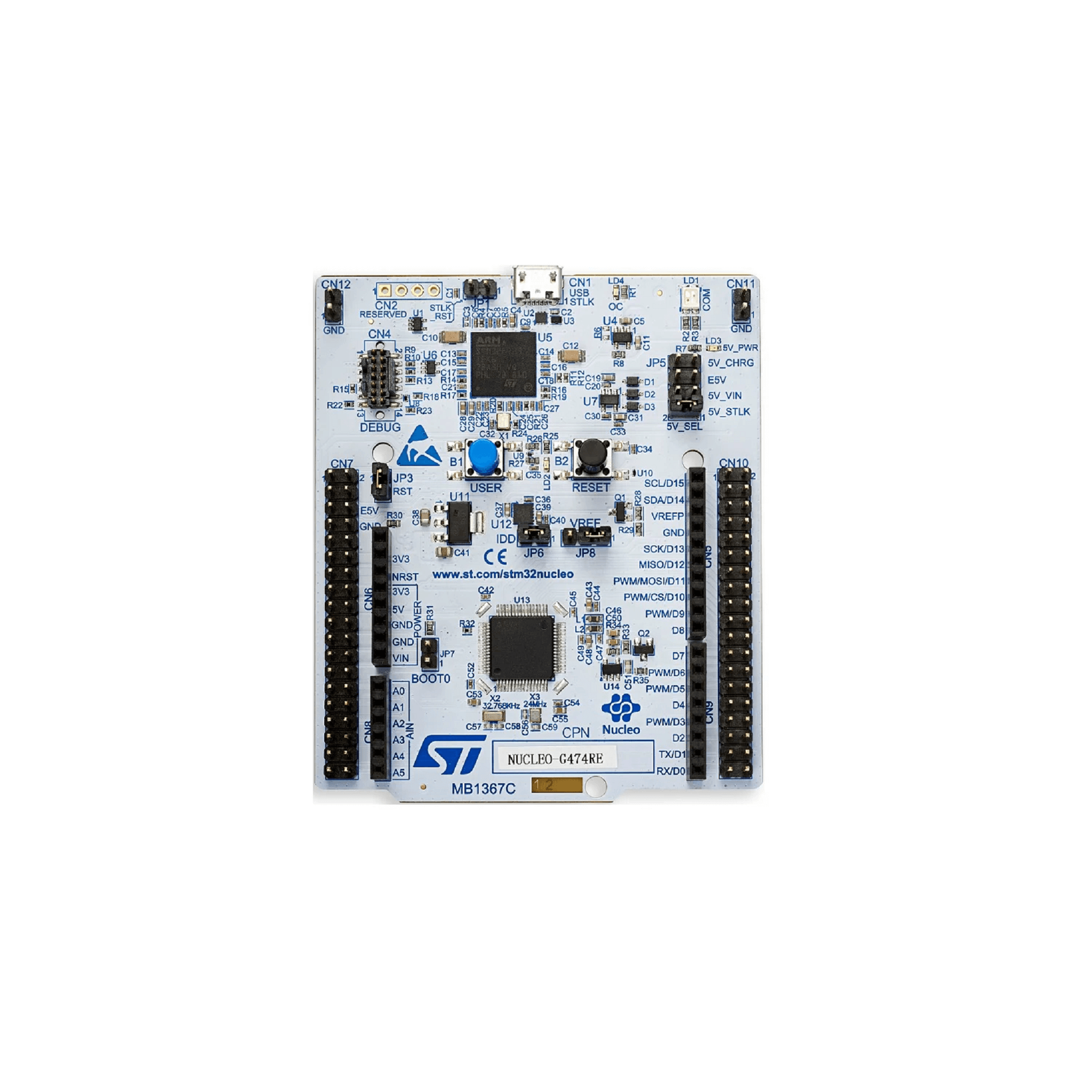 STM32 NUCLEO G491RE Development Board Anu Electronics STM32 NUCLEO G491RE Development Board Anu Electronics