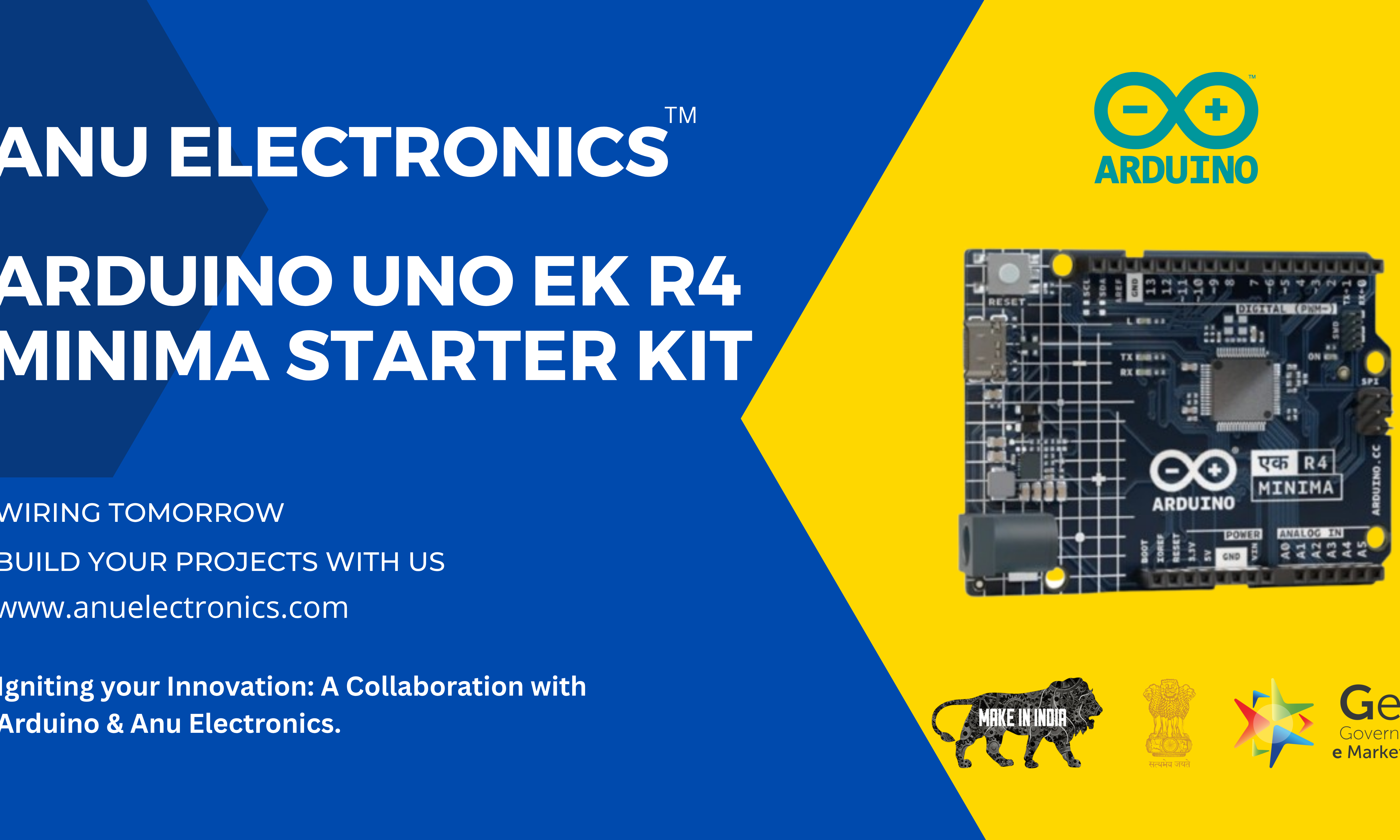 Smart Starter Kit for Arduino Uno EK R4 Minima