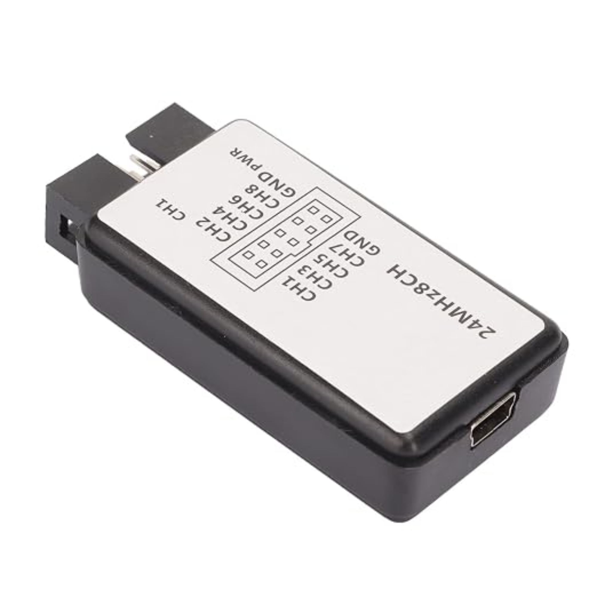 USB Logic Analyzer 24MHz 8-Channel Digital Debugging Tool for I2C, SPI, UART, CAN & Embedded Systems