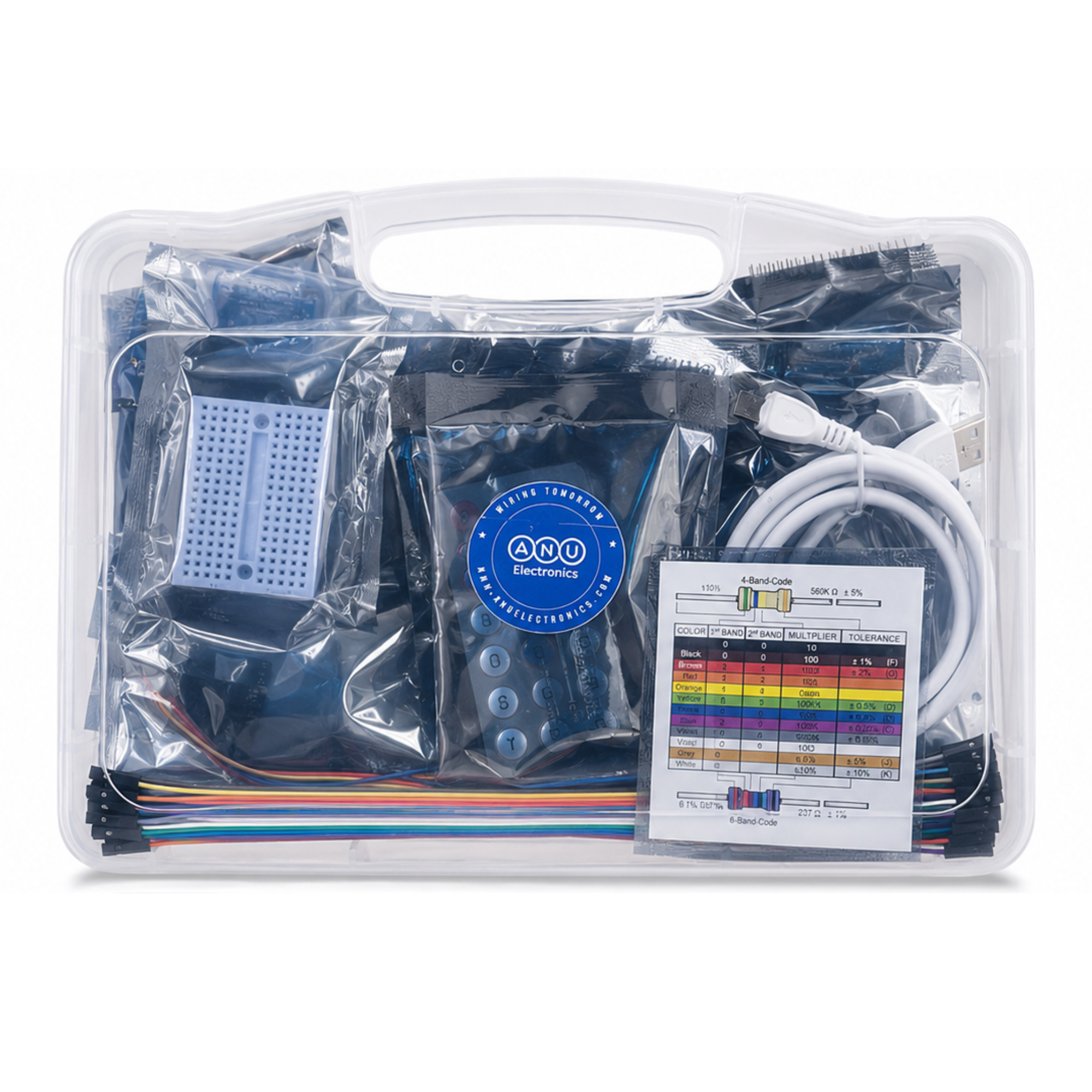 All-in-One Electronics Engineering Starter Kit for Students, Hobbyists & DIY Projects