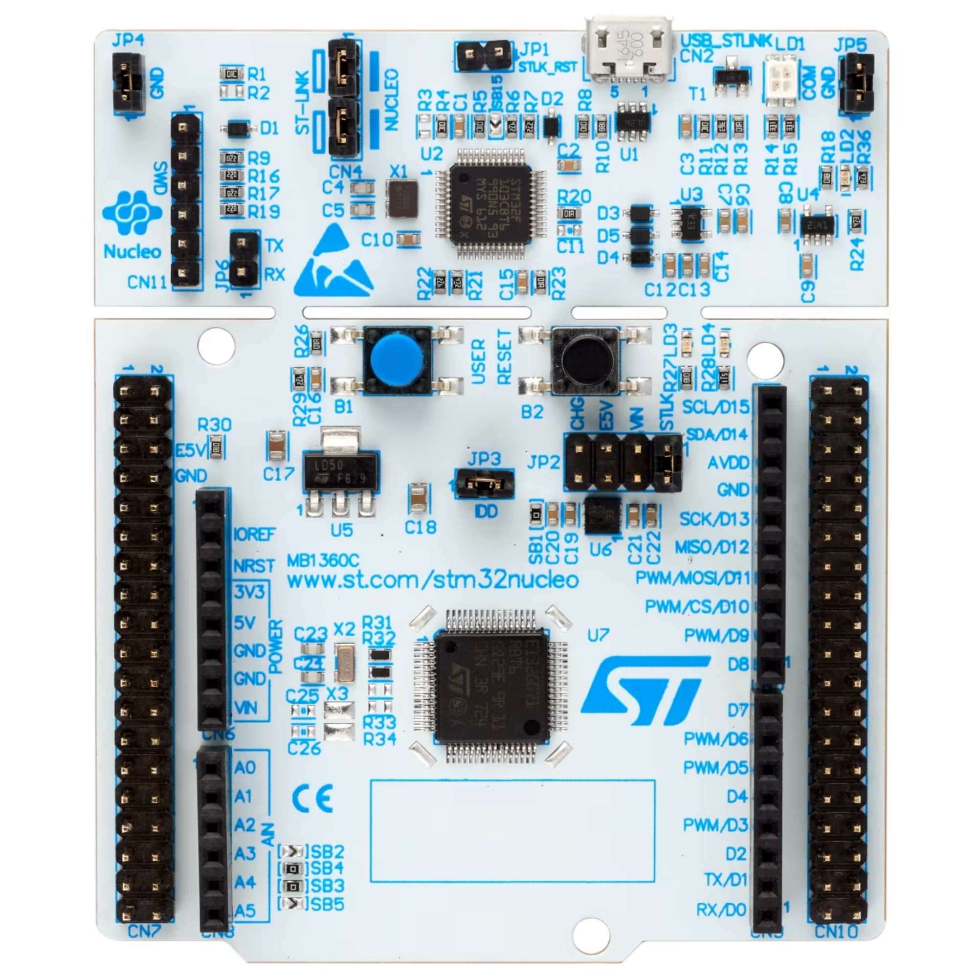 STM32 NUCLEO G070RB Development Board – Anu Electronics