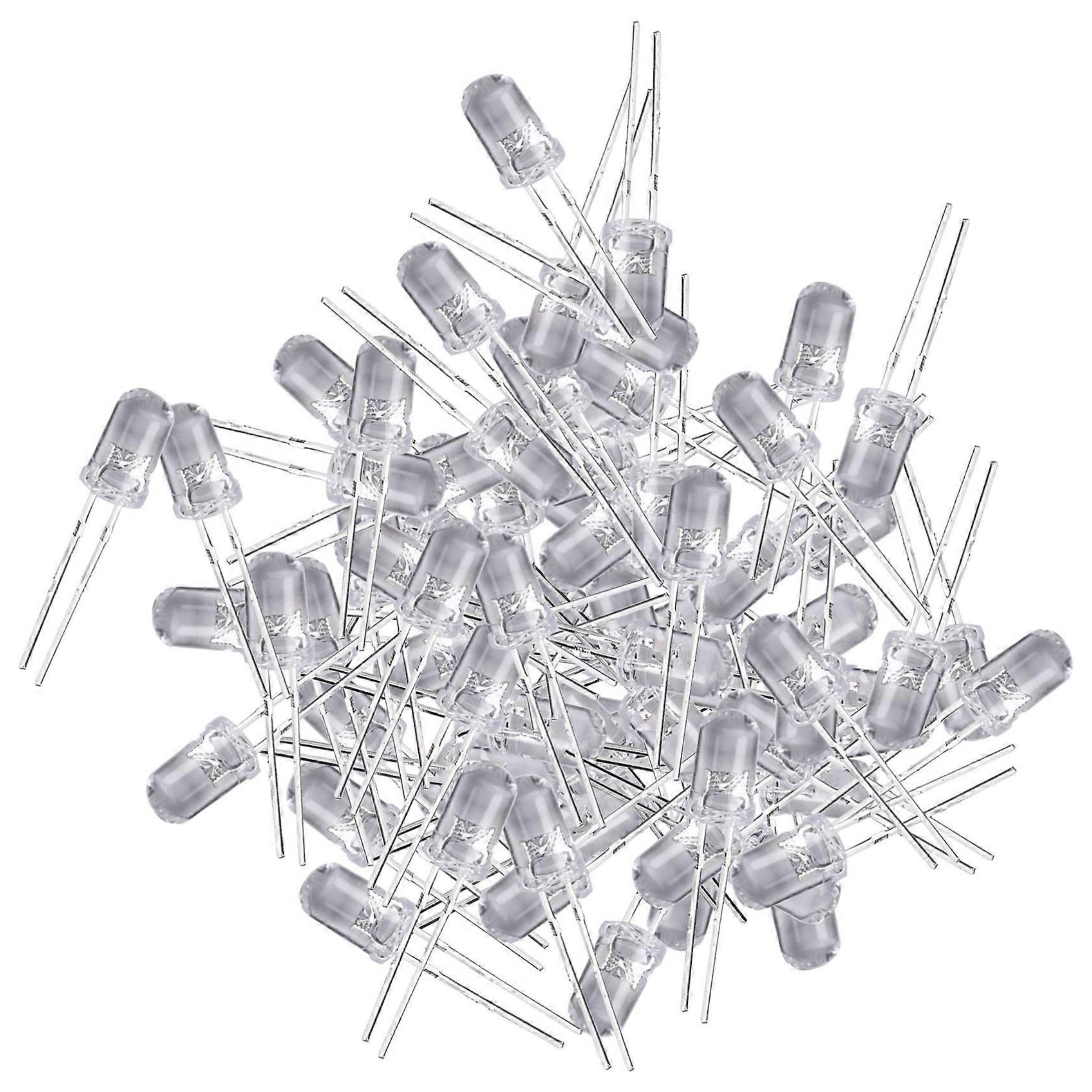 5mm White LED Light Emitting Diode – 1000pcs Pack