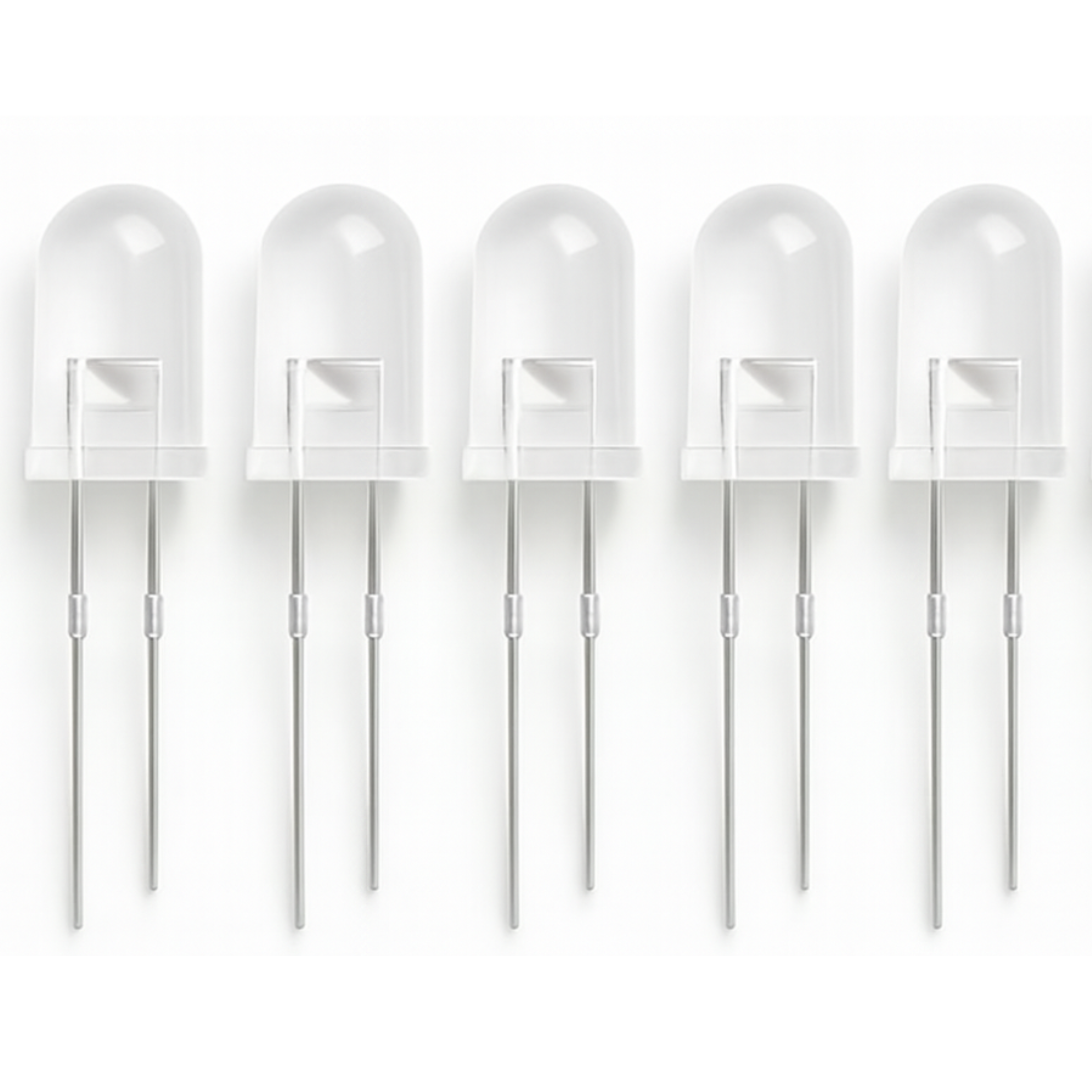 5mm White LED Light Emitting Diode – 1000pcs Pack