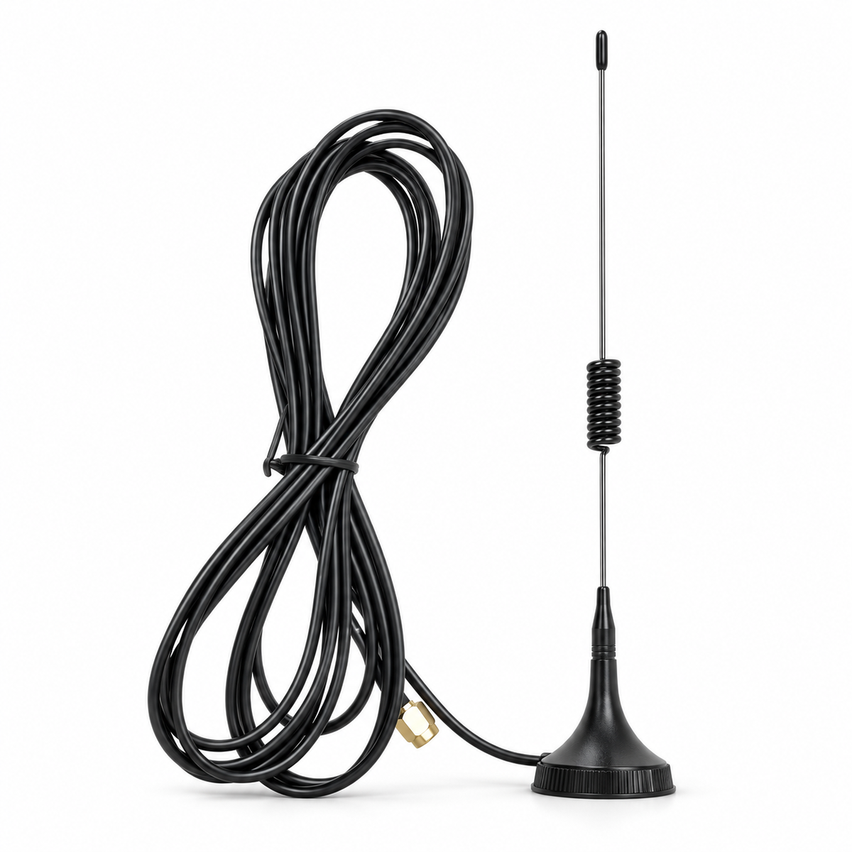 GSM 20cm 3dBi antenna TS-CP-370 with 3m cable, view 2 on white background