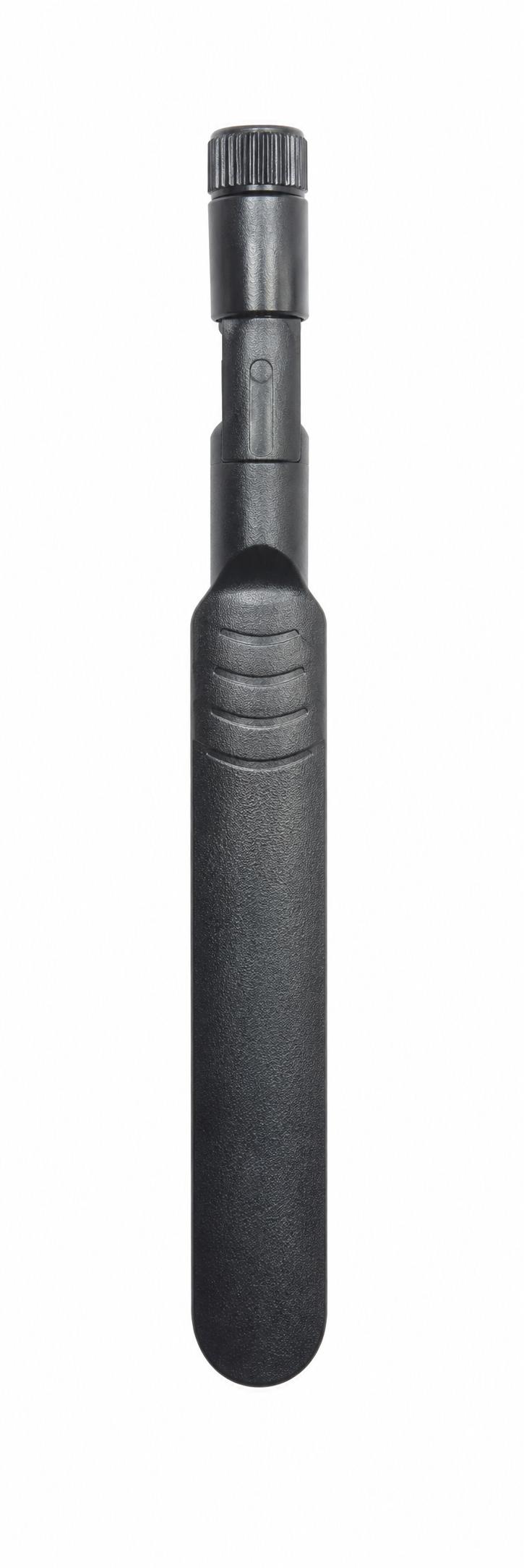 TS-JB-582 black foldable dual band antenna, straight front view on white background