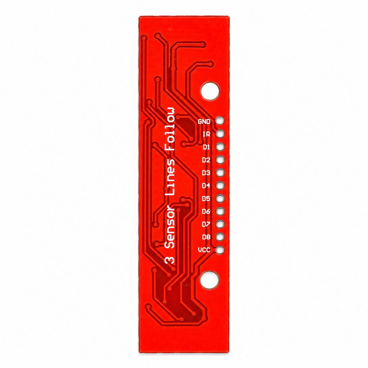 IR Sensor Array 8 Way — generated rear view based on supplied reference